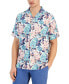 Фото #1 товара Men's Regular-Fit Floral-Print Button-Down Camp Shirt, Created for Macy's