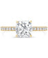 ფოტო #3 პროდუქტის Certified Lab Grown Diamond Engagement Ring (2-1/2 ct. t.w.) in 14k Gold