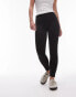 Topshop Petite full length heavy weight legging in black