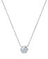 Фото #1 товара De Beers Forevermark diamond Honeycomb Solitaire Pendant Necklace (1/4 ct. t.w.) in 14k White or Yellow Gold, 16" + 2" extender