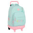 Фото #1 товара Школьный рюкзак с колесиками BlackFit8 Enjoy Зеленый 33 X 45 X 22 cm