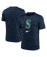 Фото #3 товара Men's Navy Seattle Mariners Logo Velocity Performance T-shirt