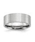 Cobalt Flat Satin Wedding Band Ring