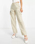 Rebellious Fashion cargo trousers in stone Серый, 42 - фото #1