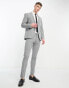 New Look slim suit jacket in grey