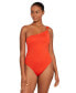 ფოტო #1 პროდუქტის Women's One-Shoulder Swimsuit