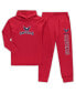 Фото #2 товара Пижама Concepts Sport Мужская Красная Пижама Washington Capitals Big and Tall с капюшоном и брюки для сна