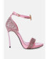 Фото #12 товара straight fire high heel glitter stilettos Sandals