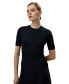 Women's Essential Silk Knit Top Синий, XSmall - фото #1