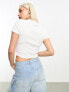 Фото #3 товара HUGO Deluisa_1 Crop t-shirt in white