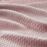 Full/Queen Textured Cotton Blanket Rose