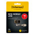 Фото #9 товара Intenso Mini Mobile Line, 16 GB, USB Type-A / Micro-USB, 2.0, 20 MB/s, Cap, Black