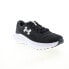 Фото #4 товара Under Armour Charged Surge 4 3027000-001 Mens Black Athletic Running Shoes