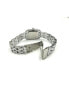 ფოტო #2 პროდუქტის Women's 24mm Silver Tank Panther Link Bracelet Watch