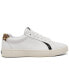 Фото #2 товара Women's Pursuit Leopard Leather Lace Up Casual Sneakers from Finish Line