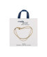 Gold-Tone Stainless Steel Herringbone Layered Bracelet
