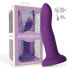 Фото #2 товара Color-Changing Dildo Purple to Pink Size M 17 cm