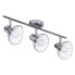 Фото #3 товара Activejet GIZEL triple ceiling wall light strip chrome E14 wall lamp for living room - Surfaced - 3 bulb(s) - E14 - IP20 - Silver