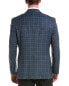 Фото #2 товара Brooks Brothers Classic Fit Wool-Blend Suit Jacket Men's Blue 38Reg