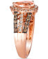 Фото #4 товара Кольцо Le Vian Peach Morganite Diamond Pear Halo Signature