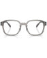 ფოტო #2 პროდუქტის Men's Square Eyeglasses, HC619953-X