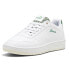 Фото #3 товара Puma Court Classy Blossom Lace Up Womens White Sneakers Casual Shoes 39509201