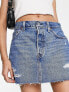Фото #3 товара Levi's icon skirt in mid wash blue