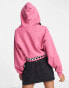 Vans – Boom – Kapuzenpullover in Rosa mit Schachbrettmusterdetail