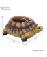 Фото #4 товара Садовый горшок Teddy the Tortoise Sunnydaze Decor 11 дюймов из полирезина для внутреннего/наружного использования