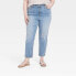 Фото #1 товара Women's High-Rise 90's Slim Jeans - Universal Thread Light Blue 17