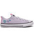 Little Girls Chuck Taylor All Star Happy Hearts Low Top Casual Sneakers from Finish Line Vapor Violet, 11.5 - фото #6