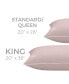 Фото #3 товара Down Alternative Pillow and Removable Pillow Protector, King, Set of 2, Pink