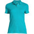 Фото #15 товара Women's School Uniform Short Sleeve Feminine Fit Interlock Polo Shirt