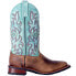 Фото #1 товара Laredo Laredo Anita Square Toe Cowboy Womens Blue, Brown Dress Boots 5607