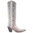 Фото #1 товара Corral Boots A3789 Python Snip Toe Cowboy Womens Grey, White Casual Boots A3789