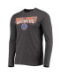 ფოტო #4 პროდუქტის Men's Royal and Heathered Charcoal Boise State Broncos Meter Long Sleeve T-shirt and Pants Sleep Set