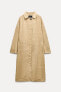 Zw collection flowing faded trench coat