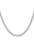 ფოტო #5 პროდუქტის Stainless Steel Polished 3.9mm Rolo Chain Necklace