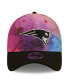 Фото #3 товара Men's Pink, Black New England Patriots 2022 NFL Crucial Catch 39THIRTY Flex Hat