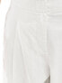 Фото #9 товара ASOS DESIGN Petite raw edge barrel with linen in white