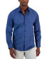 Фото #1 товара Men's Modern Classic-Fit Stretch Dot Dobby Button-Down Shirt, Created for Macy's