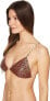 Фото #2 товара Agua De Coco by Liana Thomaz Womens Beaded Bikini Top Milho Size Small