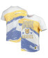 Фото #1 товара Men's White North Carolina A&T Aggies Paintbrush Sublimated T-shirt