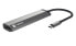 Фото #1 товара natec Fowler Slim - Wired - USB 3.2 Gen 1 (3.1 Gen 1) Type-C - Black - Chrome - 5 Gbit/s - Acrylonitrile butadiene styrene (ABS) - Aluminium - USB