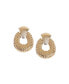 ფოტო #1 პროდუქტის Women's Red Textured Drop Earrings