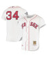 ფოტო #2 პროდუქტის Men's David Ortiz White Boston Red Sox 2004 Cooperstown Collection Home Authentic Jersey