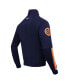 Фото #3 товара Men's Navy Houston Astros Fast Lane Full-Zip Track Jacket