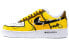 【定制球鞋】 Nike Air Force 1 Low 空军一号 野鹤制造 动漫定制 皮卡丘二次元 宝可梦 立体尾巴 低帮 板鞋 男款 黑黄 / Кроссовки Nike Air Force CW2288-111 43 - фото #2