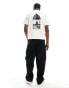 Dickies pearisburg back print t-shirt in off white