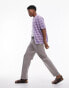 Фото #2 товара Topman knitted geometric stripe button through in lilac